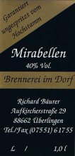 Etikett Mirabellenbrand - 1,0 l